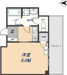 エンゼルハイツ喜里川の物件間取画像